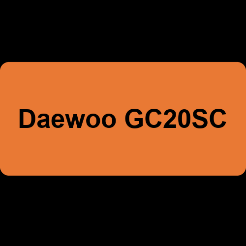 Daewoo GC20SC